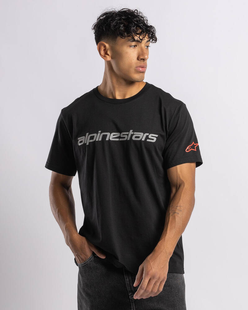 Alpinestars Linear Wordmark 2.0 CSF T-Shirt for Mens