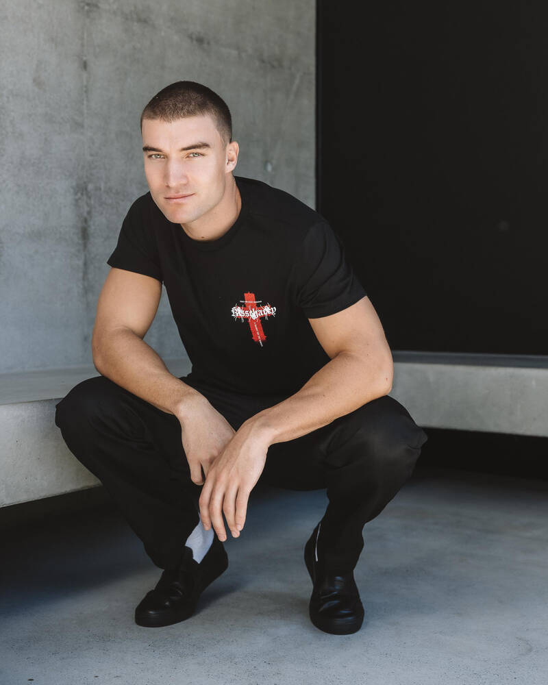 Kiss Chacey Thunder Dual Curved T-Shirt for Mens