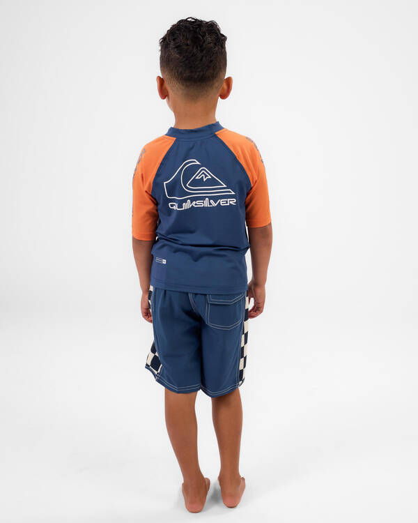 Quiksilver On Tour Toddler's Short Sleeve Rash Vest for Mens