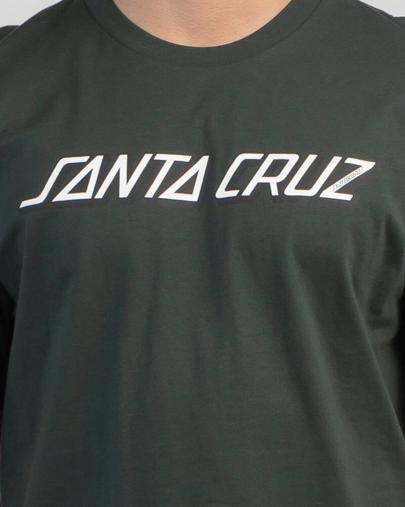 Santa Cruz Classic Strip T-Shirt for Mens