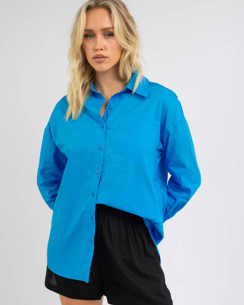Ava And Ever Material Girl Shirt for Womens