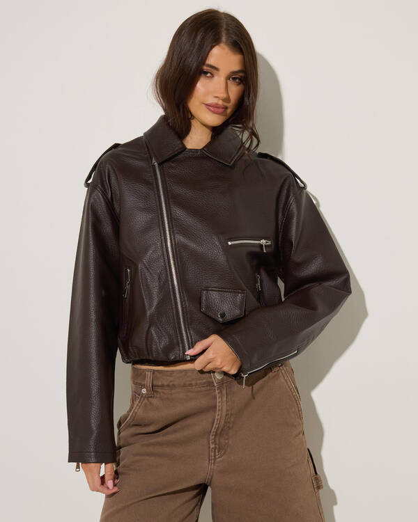 Osbourne Faux Leather Jacket