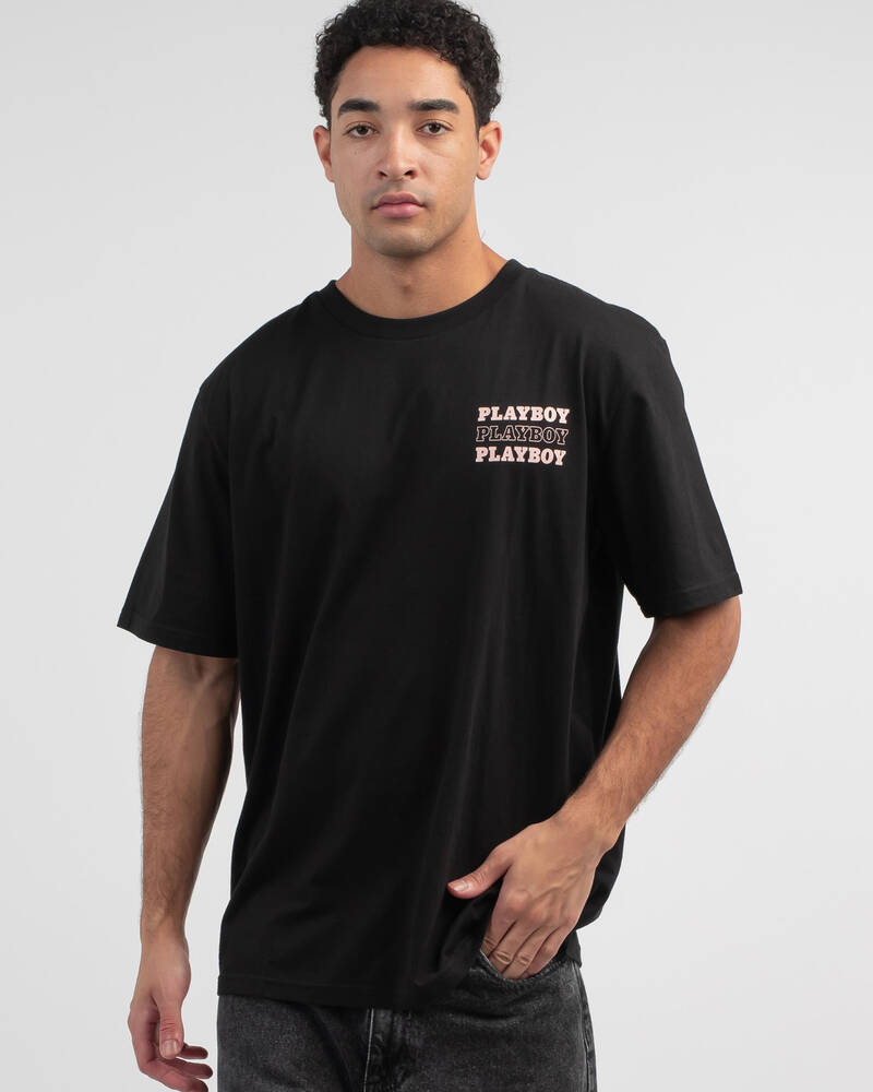 Playboy Bunny Stack T-Shirt for Mens