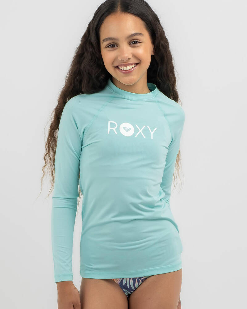 Roxy Girls' Essential Long Sleeve Rash Vest for Womens