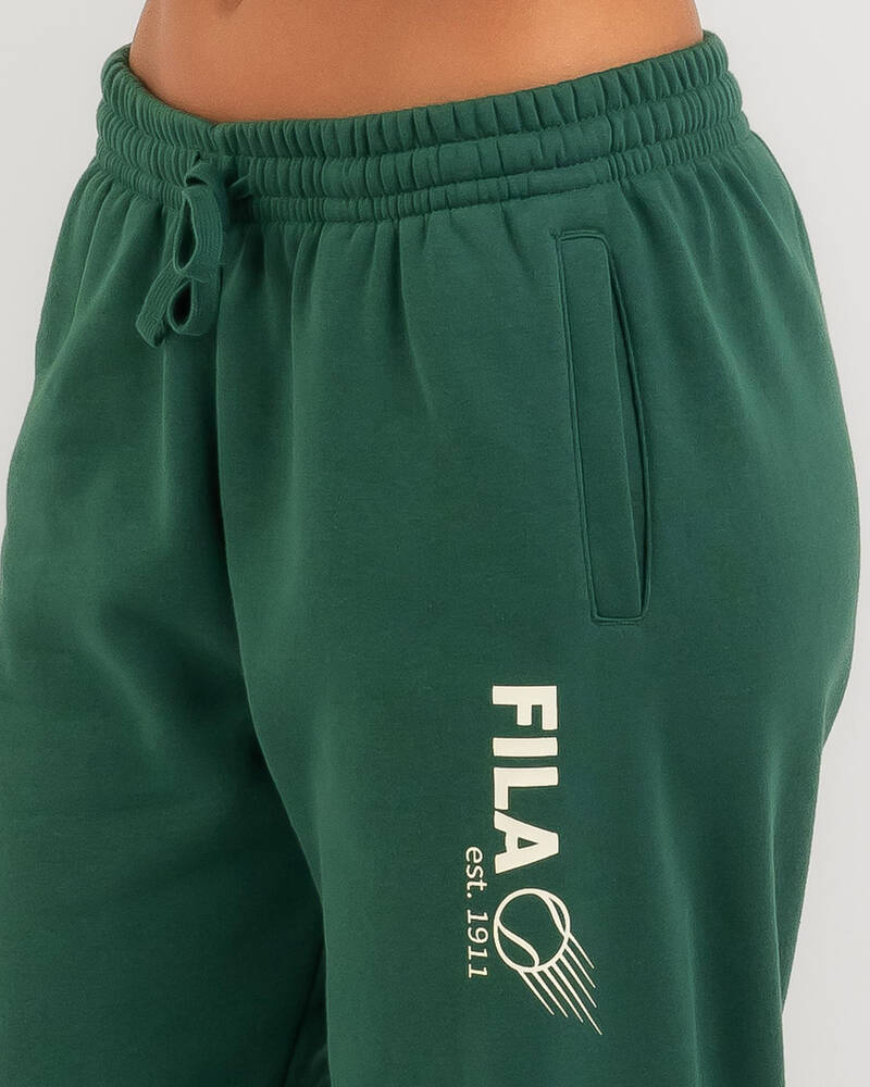 Fila City Sport Track Pants In Posy Green - FREE* Shipping & Easy