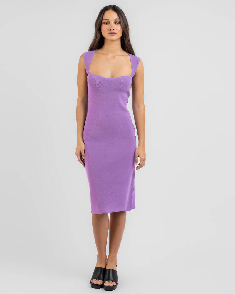 Morning Mist Lorrie Midi Dress for Womens