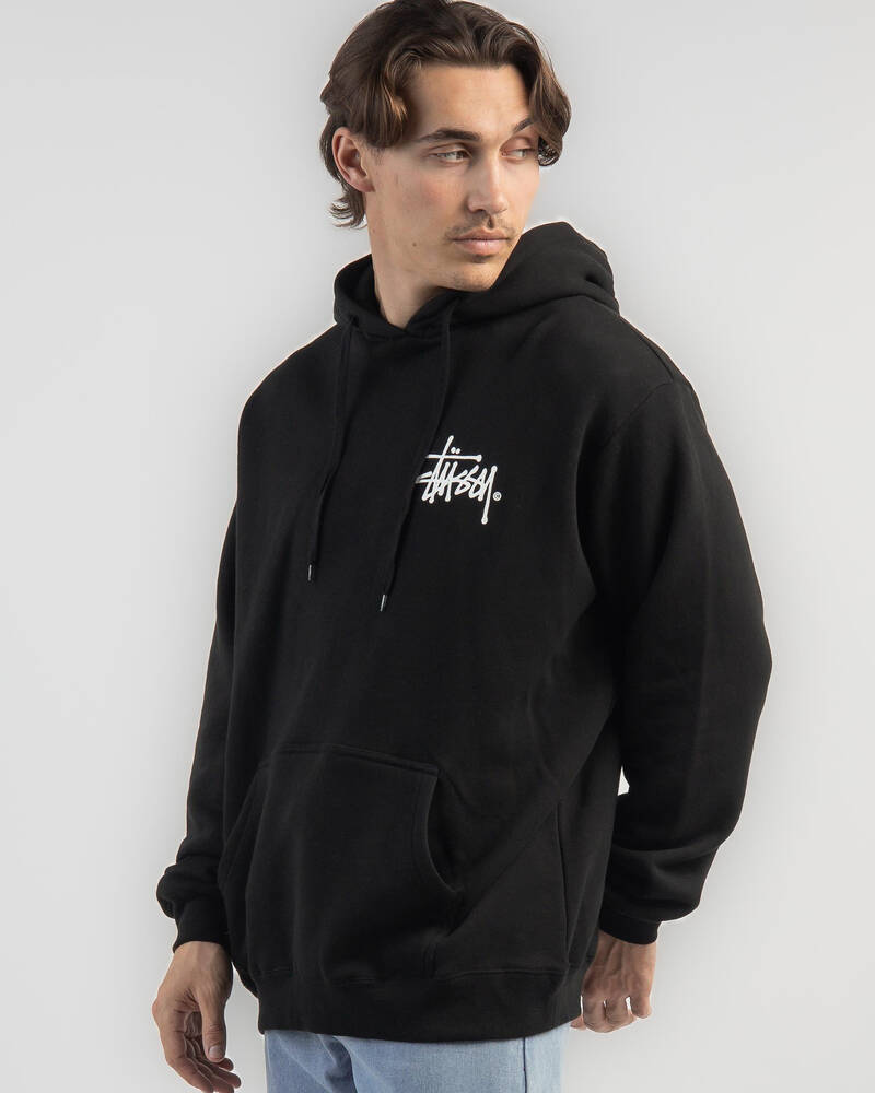 Stussy Shadow Graffiti Hoodie for Mens
