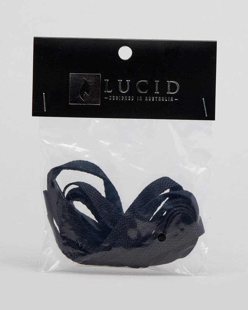Lucid Black Shoe Laces for Mens image number null