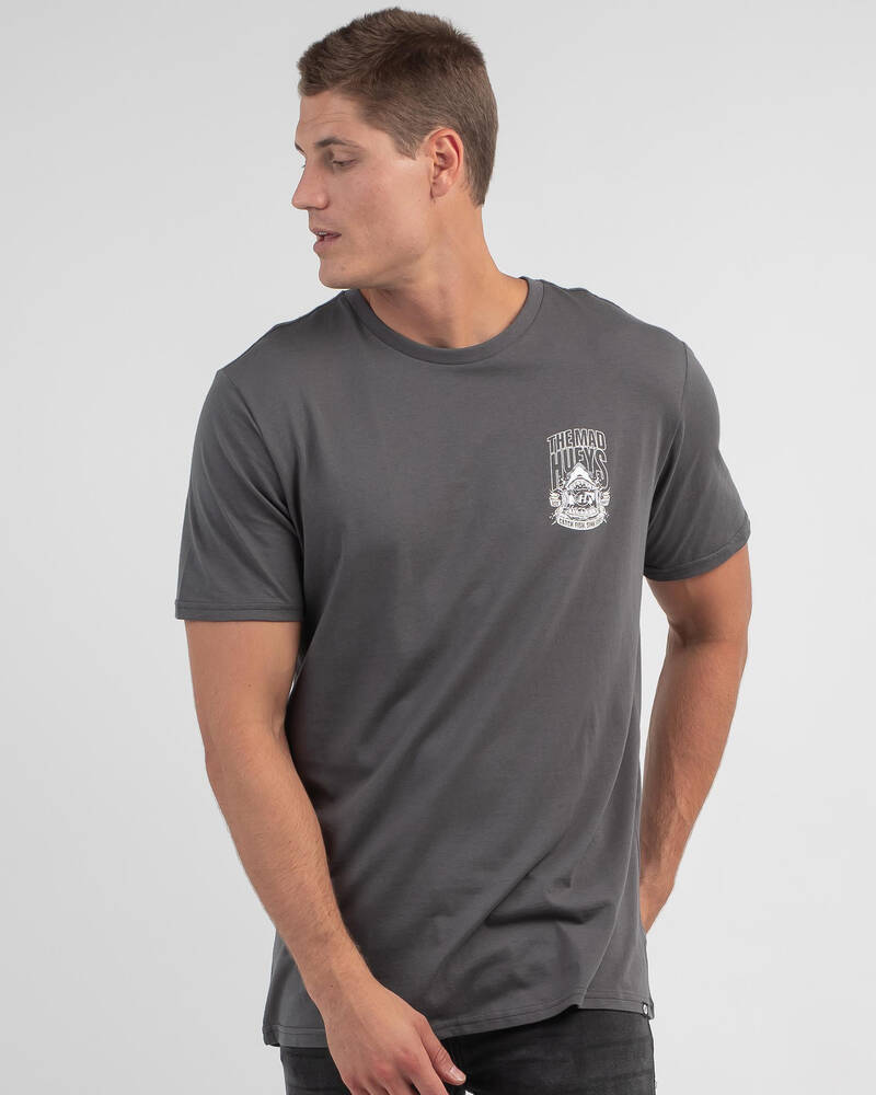 The Mad Hueys Catch Fish Sink Piss T-Shirt for Mens