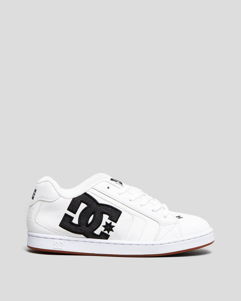 Shop DC Shoes Net Shoes In White/grey/grey - Fast Shipping & Easy ...