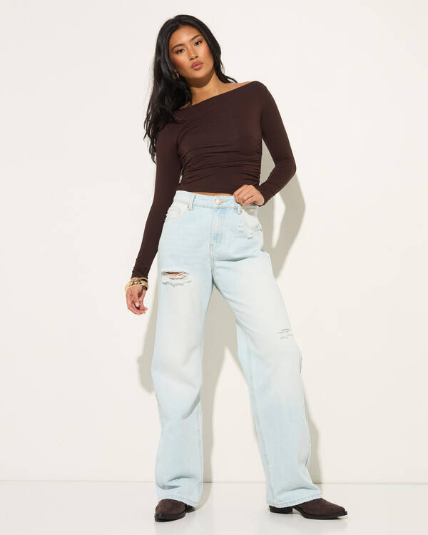 DESU Rhode Straight Leg Jeans for Womens