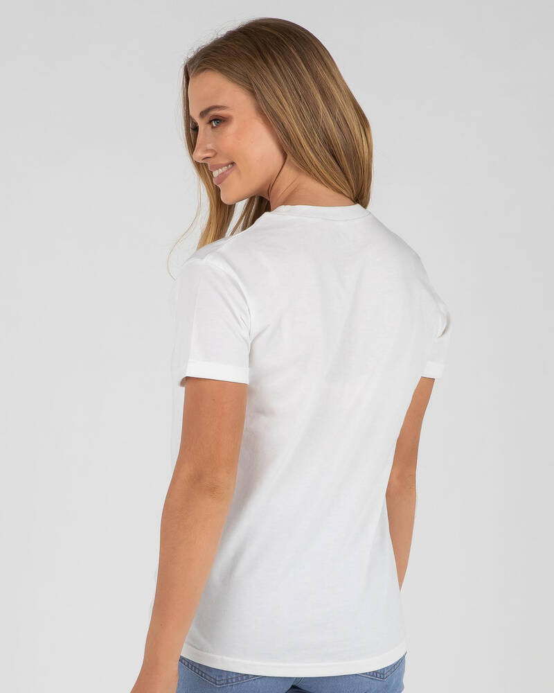 Roxy Destination T-Shirt In Bright White - Fast Shipping & Easy Returns ...