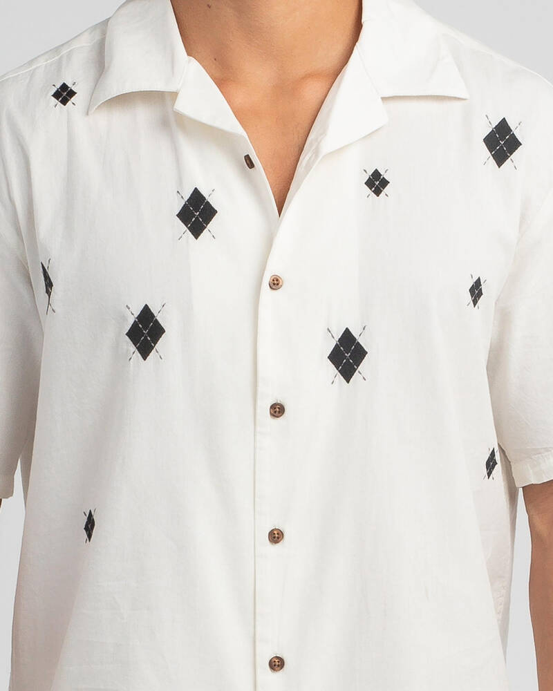 Brixton Camp Reserve Woven Short Sleeve Shirt for Mens