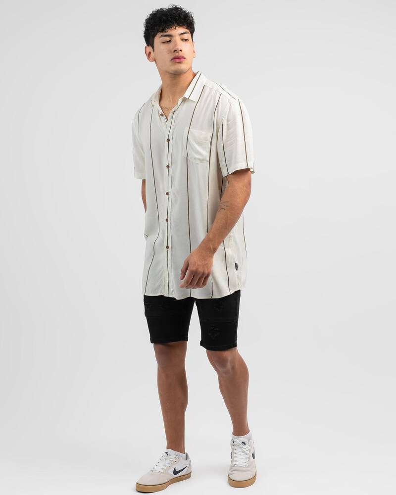 Lucid Banded Short Sleeve Shirt for Mens