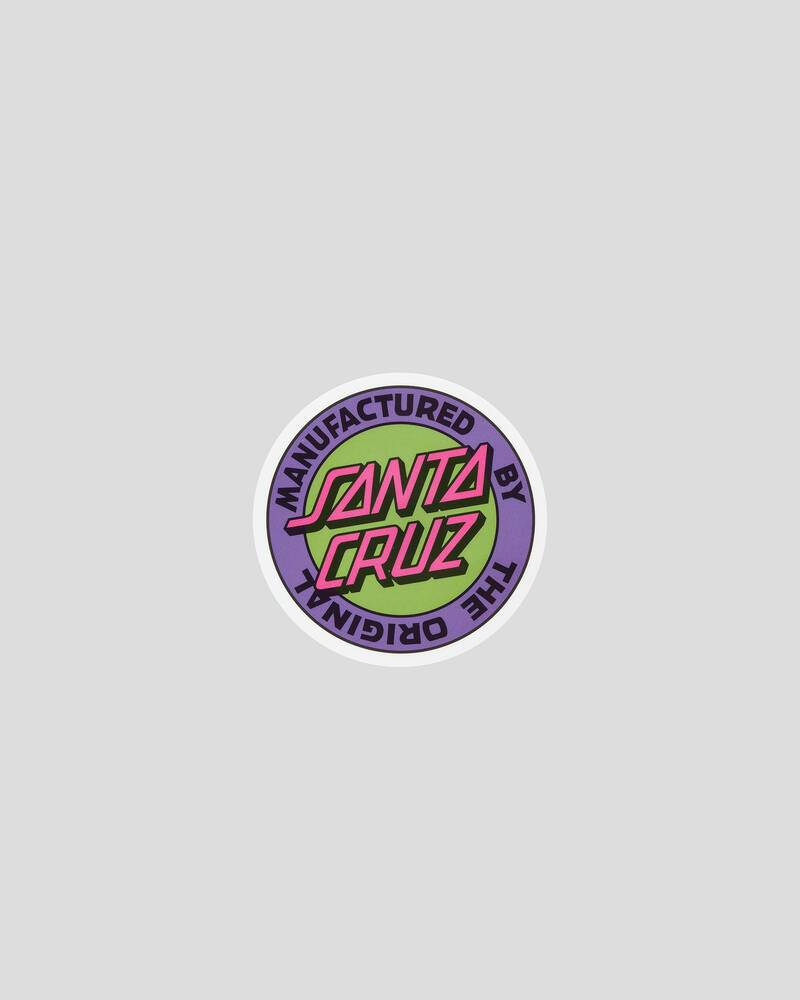 Santa Cruz MFG Dot Retro Sticker for Mens
