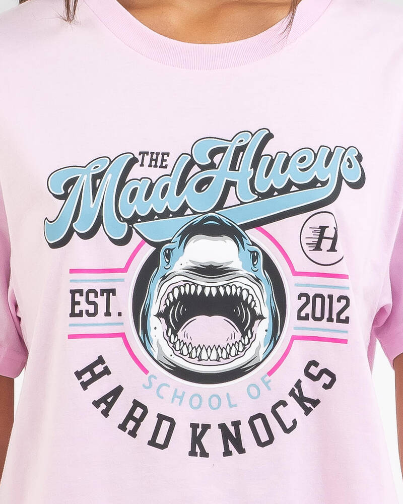 The Mad Hueys School Of Hard Knocks T-Shirt for Womens