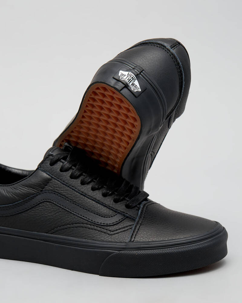 Vans Womens Old Skool Leather Shoes for Womens