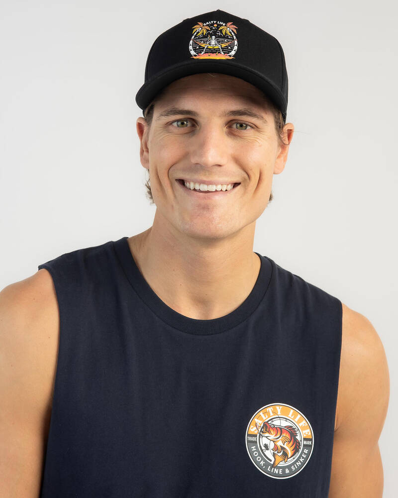 Salty Life Livin The Dream Snapback Cap for Mens