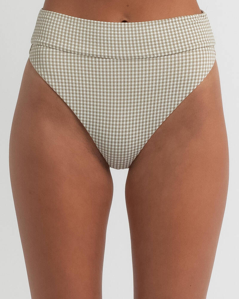 RVCA Jet Set Cheeky Bikini Bottom for Womens