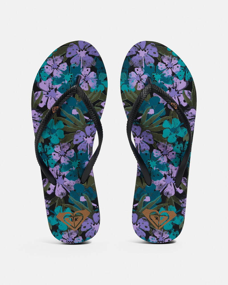 Roxy Bermuda Print Thongs for Womens