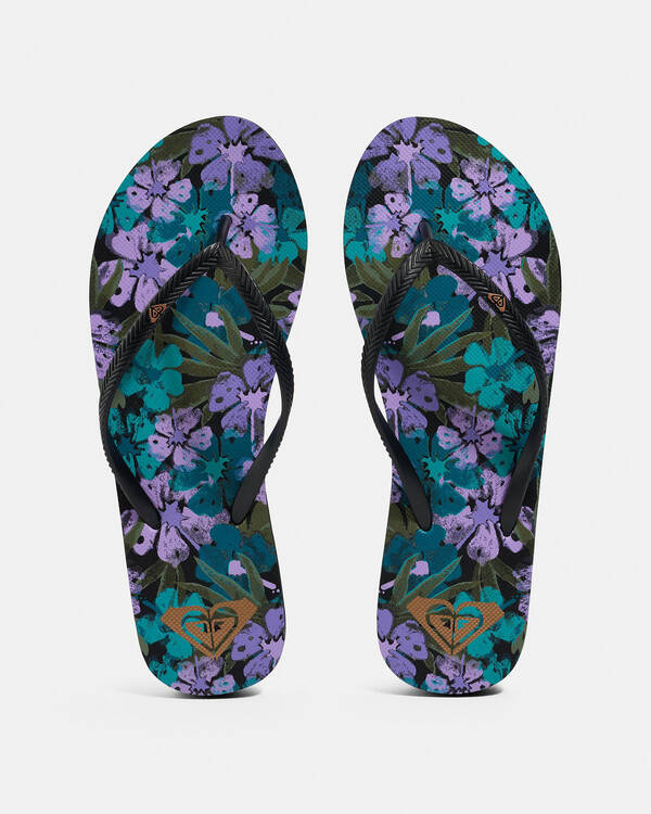 Roxy Bermuda Print Thongs for Womens