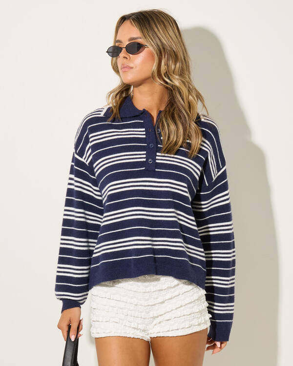 Haze Knit Polo Jumper
