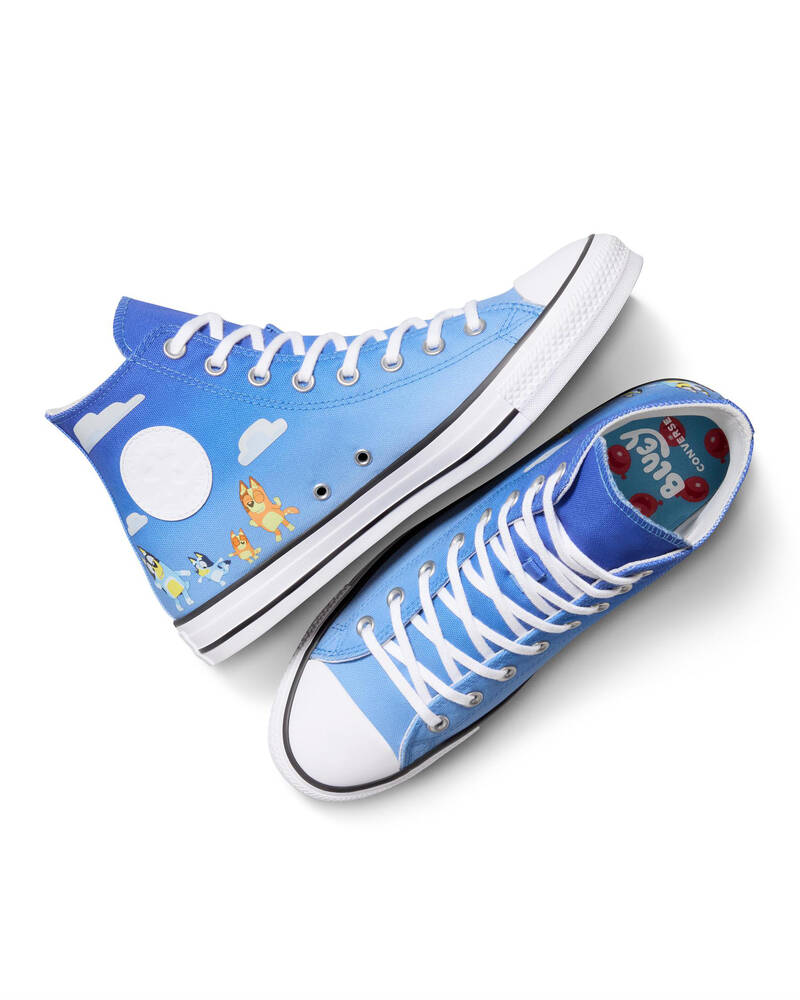 Converse Chuck Taylor All Star Bluey Hi Top Shoes for Mens