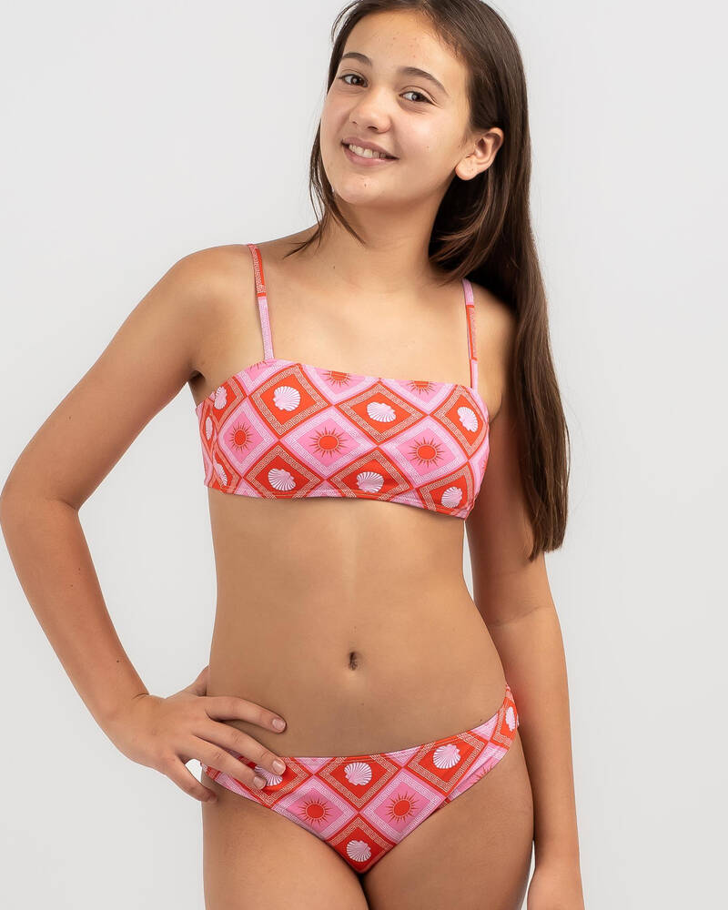 Topanga Girls' Soleil Bandeau Bikini Set for Womens