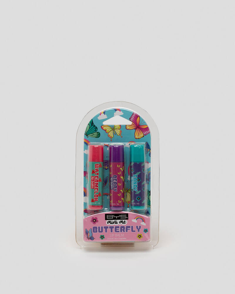 BYS Butterfly Lip Balm Pack for Womens