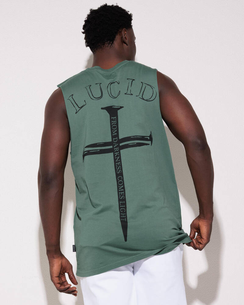 Lucid Nail Bound Muscle Tank for Mens