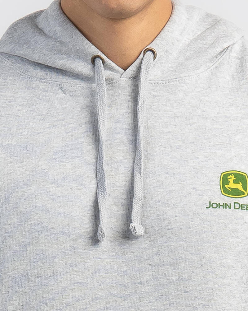 John Deere Logo Graphic Hoodie for Mens