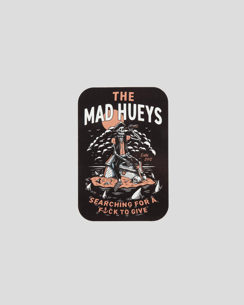The Mad Hueys Still Searching Sticker for Mens