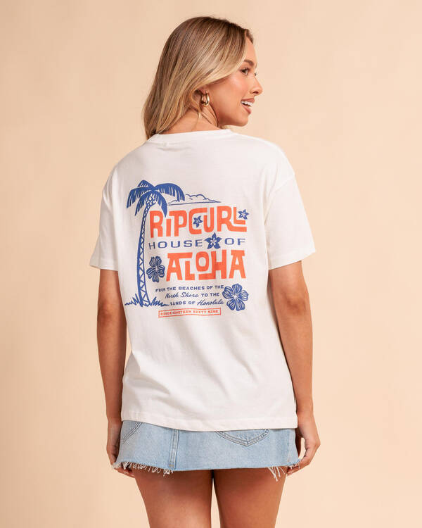 Rip Curl Aloha State Relaxed Fit T-Shirt for Womens