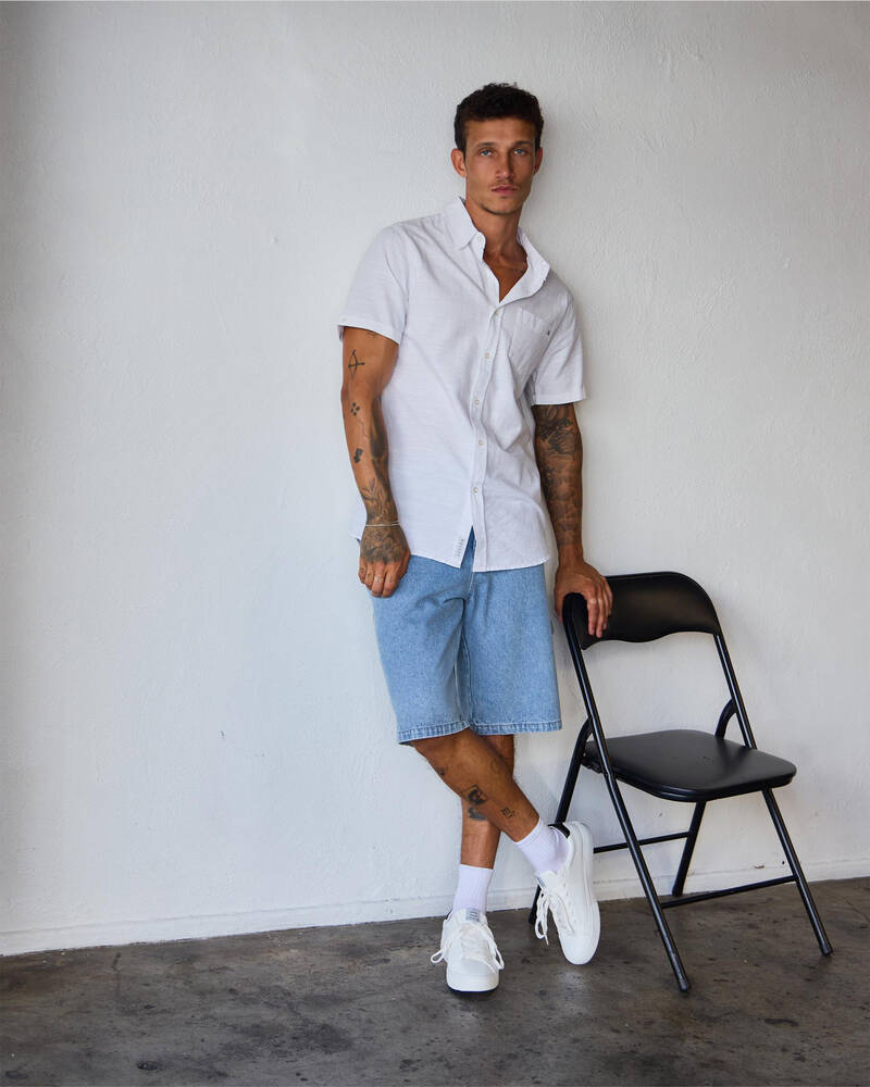 Lucid Institute Denim Walk Shorts for Mens