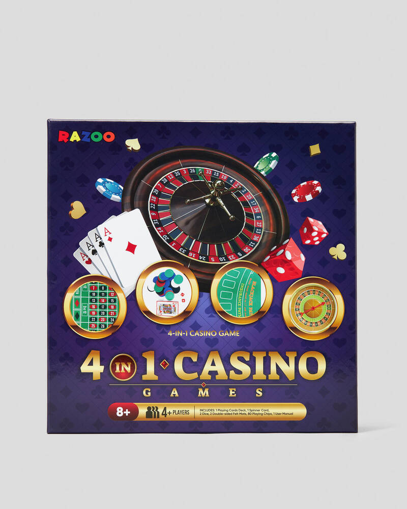 Get It Now 4 in 1 Casino Pack for Unisex