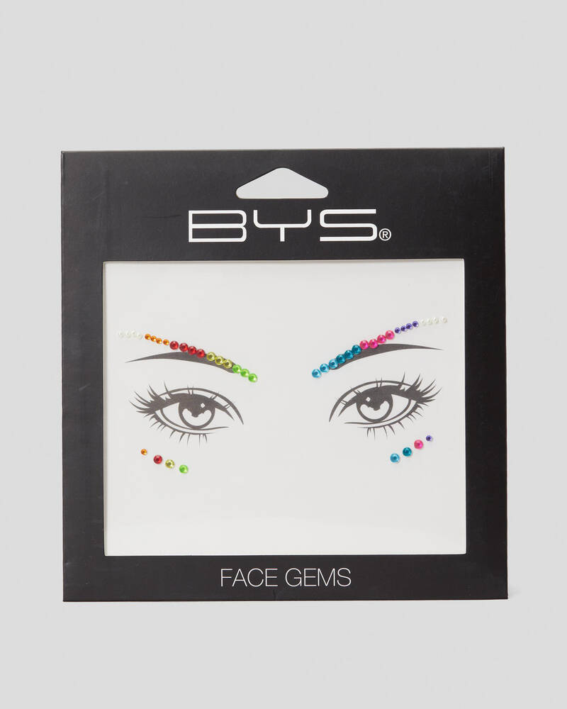 Get It Now Rainbow & Pearl Face Gem Pack for Womens
