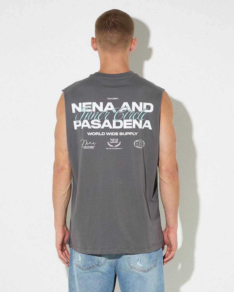 Nena & Pasadena Juniper Relaxed Muscle Tank for Mens