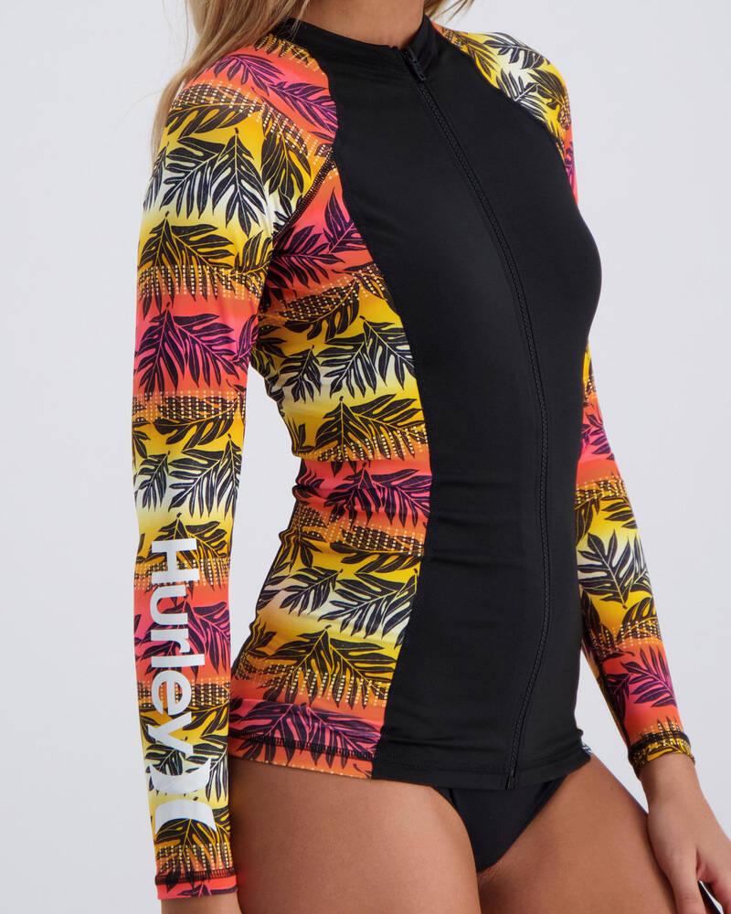 Hurley Zane Long Sleeve Rash Vest for Womens