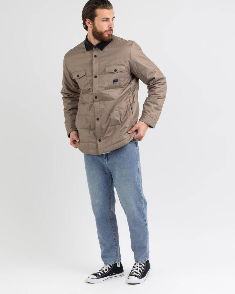 Quiksilver Broken Nose Quilted Truckers Jacket for Mens