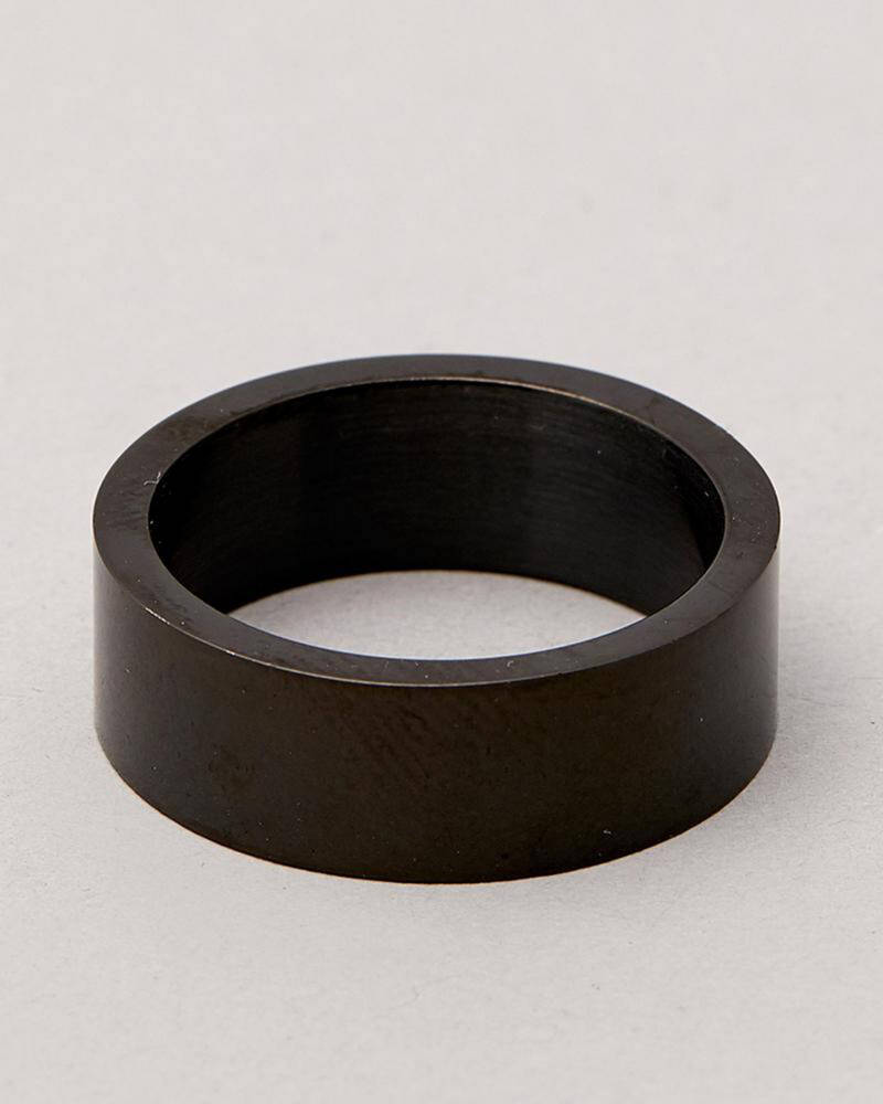 REPUBLIK Plain Black Ring for Mens