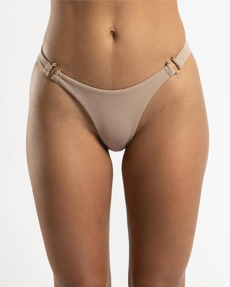 Kaiami Morgan Ring High Cut Bikini Bottom for Womens