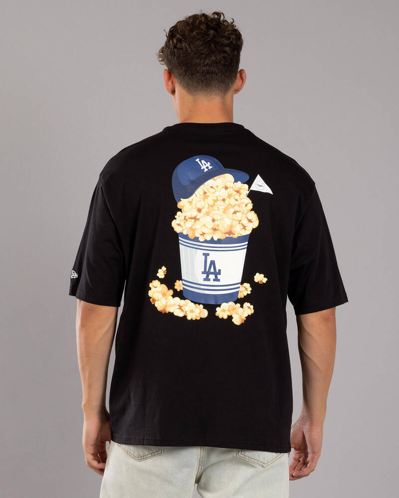 New Era La Dodgers Popcorn Oversized T-Shirt for Mens