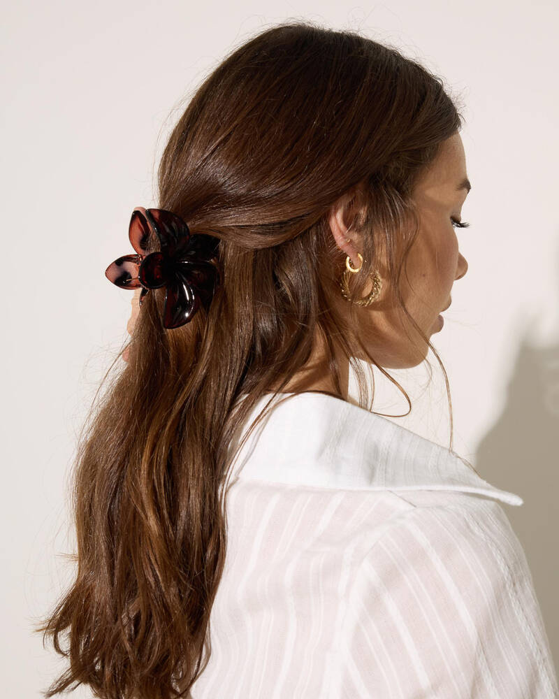 Karyn In LA Frangipani Hair Claw Clip for Womens