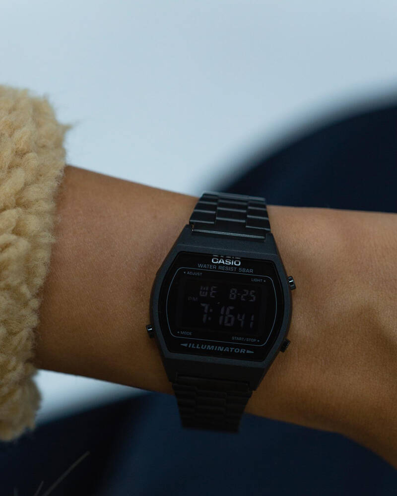 Casio Vintage All Black Watch for Womens