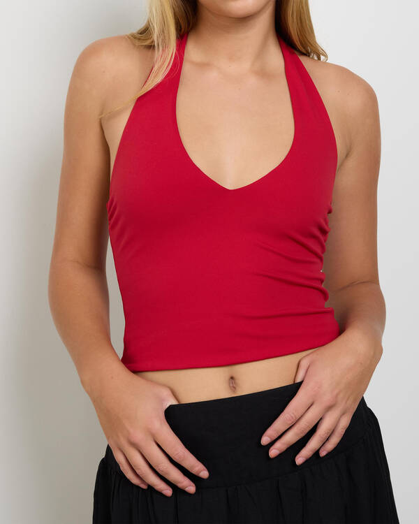 Ava And Ever Basic Halter Top for Womens