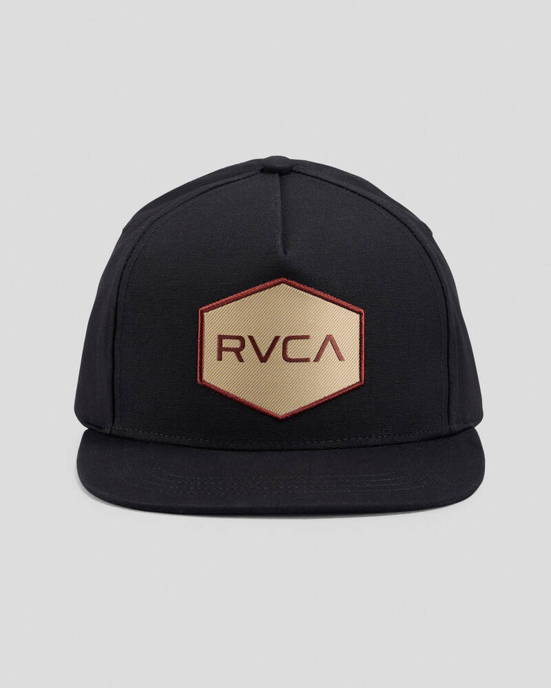 RVCA Commonwealth Patch Snapback Cap for Mens