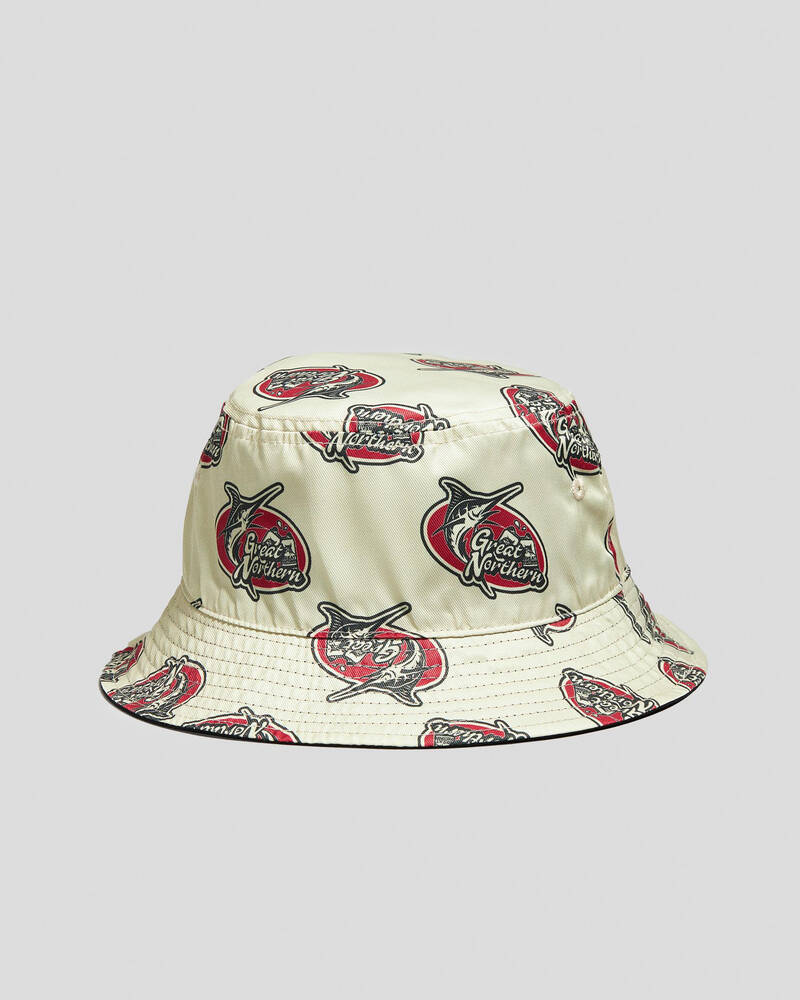 Great Northern GN Stamp Reversible Bucket Hat for Mens