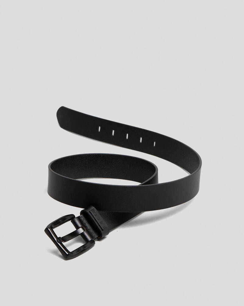 Lucid Onyx Leather Belt for Mens