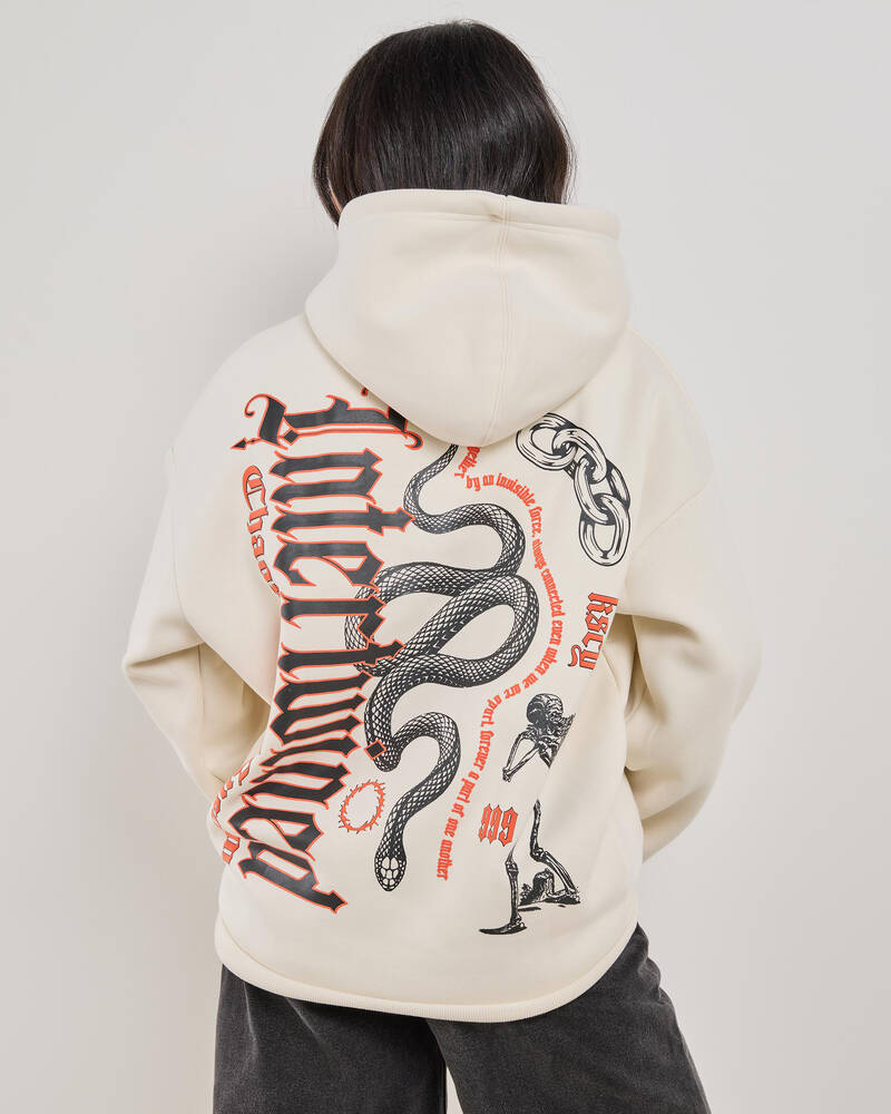 Kiss Chacey Intertwined Oversized Hoodie for Womens