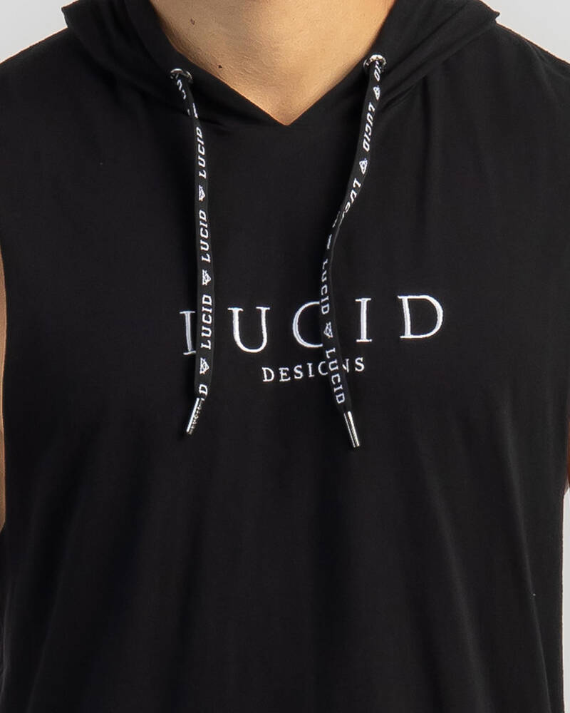 Lucid Imperial Hooded Muscle Tank for Mens
